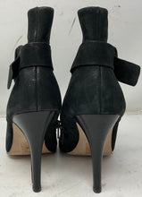 Load image into Gallery viewer, Aldo Womens Gorgeous Periera Black Leather Cone Heel Ankle Booties Size 8
