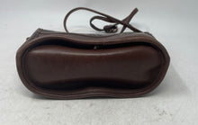 Load image into Gallery viewer, Brighton Womens Brown Leather Crocodile Print Charm Inner Pocket Crossbody Bag
