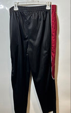 Load image into Gallery viewer, NBA Mens Black Miami Heat Elastic Waist Basketball Pull-On Track Pants Size L
