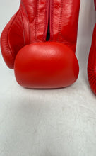 Load image into Gallery viewer, YAG Mens Red Leather Punching Sparring Beginners Training 12oz Boxing Gloves
