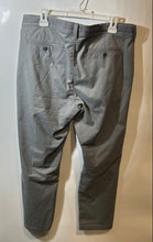 Load image into Gallery viewer, Express Mens Gray Flat Front Athletic Slim Fit 365 Comfort Chino Pants Sz 34x30
