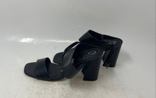 Load image into Gallery viewer, Calvin Klein Womens Qeelin Black Block Heel Adjustable Slingback Sandals Size 8
