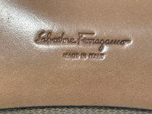 Load image into Gallery viewer, Authentic Salvatore Ferragamo Womens Beige Suede Pump Heels Size 9 Stained
