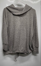 Load image into Gallery viewer, Adrienne Vittadini Womens Gray Heather Cowl Neck Pullover Sweater Sz XL w/ Tags

