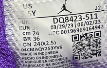 Load image into Gallery viewer, Nike Kids Air Jordan 1 Mid GS DQ8423-511 Purple White Sneaker Shoes Size 5.5Y
