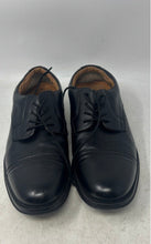 Load image into Gallery viewer, George Mens Branford Black Leather Lace-Up Oxford Dress Shoes Size 9.5
