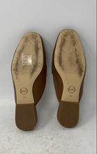 Load image into Gallery viewer, Michael Kors Womens Ashley Brown Logo Leather Slip-On Mule Flats Size 6M
