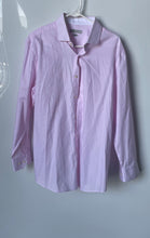 Load image into Gallery viewer, Perry Ellis Mens Pink Cotton Slim Fit Long Sleeve Long Sleeve Dress Shirt 16.5
