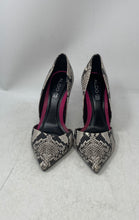Load image into Gallery viewer, Aldo Womens Premier Multicolor Snakeskin Print Slip-On D'Orsay Heels Size 10
