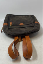 Load image into Gallery viewer, Bric's Womens Brown Leather Adjustable Strap Top Handle Backpack
