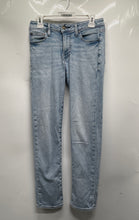 Load image into Gallery viewer, Express Mens Blue Classic Five-Pocket Design Button Front Skinny Jeans Sz 29x32
