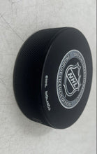 Load image into Gallery viewer, Inglasco Pittsburgh Penguins Robo-Pen Logo Souvenir NHL Hockey Puck Product
