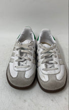 Load image into Gallery viewer, Adidas Kids Samba JP5112 White Green Low Top Slip-On Sneaker Shoes Size 7.5K
