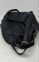 Load image into Gallery viewer, Aldo Womens Berobregyn Black Crocodile-Embossed Shoulder Strap Backpack
