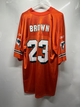 Load image into Gallery viewer, Reebok Mens Orange Miami Dolphins Ronnie Brown #23 Football-NFL Jersey Size XL

