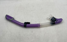 Load image into Gallery viewer, Zeeporte Black Purple 4 Pieces Tempered Glass Mask Fins &amp; Travel Bag Snorkel Set
