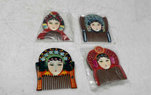Load image into Gallery viewer, Lot Of 4 Pcs Baixiang Multicolor Handmade Painted Natural Chinese Combs In Box
