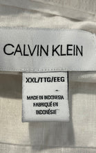 Load image into Gallery viewer, Calvin Klein Mens White Short Sleeve Spread Collar Button-Up Shirt Size XXL
