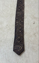 Load image into Gallery viewer, Michael Kors Mens Multicolor Paisley Print Keeper Loop Adjustable Pointed Tie

