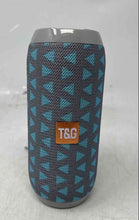 Load image into Gallery viewer, T&amp;G T-Star Gray Green Wireless Portable Bluetooth Music Speaker Not Tested

