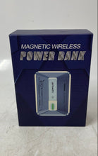Load image into Gallery viewer, Cyberpunk Gray Portable Magnetic Wireless Safety Mini Power Bank
