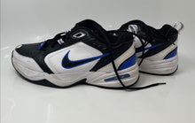 Load image into Gallery viewer, Nike Mens Air Monarch IV 415445-002 Black Blue White Sneakers Shoes Size 10
