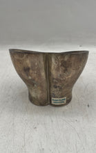 Load image into Gallery viewer, Silver-Plated Heart Shaped Decorative Candle Holder With Red Velvet Bottom
