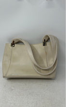 Load image into Gallery viewer, Nine West Womens Ivory Leather Inner Pockets Double Handle Shoulder Purse
