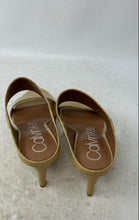 Load image into Gallery viewer, Calvin Klein Womens Cecily Beige Leather Slip-On Slide Sandals Size 8 M
