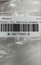 Load image into Gallery viewer, Vintage Plastic Play Doll Featuring Handmade Crochet Yellow &amp; Green Maxi Dress
