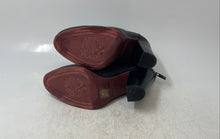 Load image into Gallery viewer, Vince Camuto Womens Fralina Black Leather Block Heel Ankle Booties Size 5 M
