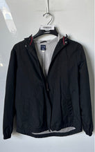 Load image into Gallery viewer, GAP Womens Black Long Sleeve Full-Zip Hooded Windbreaker Jacket Size Medium
