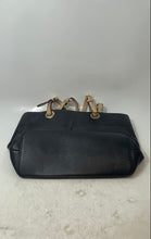 Load image into Gallery viewer, Michael Kors Womens Bedford Black Beige Leather Double Handle Tote Handbag
