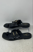 Load image into Gallery viewer, Vince Camuto Womens Cooliann Black Leather Slip-On Slide Sandals Size 8.5M
