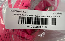 Load image into Gallery viewer, Adidas Kids Goletto IX JH6645 Pink White Low Top Lace-Up Soccer Cleats Size 2.5
