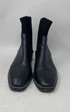 Load image into Gallery viewer, Aldo Womens Kilcooly Black Leather Square Toe Ankle Boots Size 9
