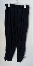 Load image into Gallery viewer, Jessica Simpson Womens Black Drawstring Ruched Tapered-Leg Cargo Pants Size L
