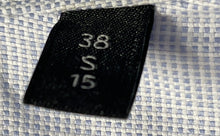 Load image into Gallery viewer, Hugo Boss Mens Light Blue Cotton Long Sleeve Slim Fit Dress Shirt Size S 38 15
