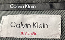 Load image into Gallery viewer, Calvin Klein Mens Dark Blue Slash Pockets Extra Slim Fit Dress Pants Size 32x30

