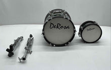 Load image into Gallery viewer, DeRosa Green Percussion Musical Instrument Beginner Junior Drum Set
