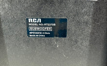Load image into Gallery viewer, RCA Silver RT2370B Wired Stereo Home Theater Subwoofer Speaker Not Tested
