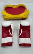 Load image into Gallery viewer, 9Round Unisex Multicolor Padded Beginners Boxing Gloves With Accessories
