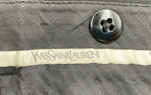 Load image into Gallery viewer, Authentic Yves Saint Laurent Mens Black Pleated Dress Pants No Size W17''/L42''
