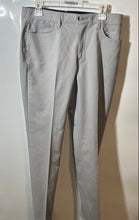 Load image into Gallery viewer, Calvin Klein Mens Gray Belt Loops Button Front 5-Pocket Design Chino Pants 33X32
