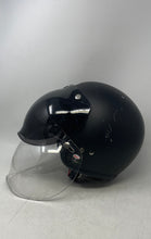 Load image into Gallery viewer, Bell Mens Black Adjustable Strap Cushioned Open Face Motorcycle Helmet Size S
