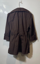 Load image into Gallery viewer, Bebe Womens Brown Collared 3/4 Sleeve Pullover Blouse Top Size Medium
