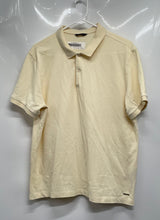 Load image into Gallery viewer, Massimo Dutti Mens Yellow Short Sleeve Collared Golf Polo Shirt Size L
