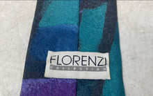 Load image into Gallery viewer, Florenzi Collection Mens Multicolor Abstract Print Adjustable Long Designer Tie
