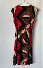 Load image into Gallery viewer, Lauren Ralph Lauren Womens Multicolor Geometric Sleeveless Shift Dress Size L
