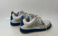 Load image into Gallery viewer, Nike Kids Air Jordan Fusion 4 White Blue Lace-Up Sneaker Shoes Size 7Y
